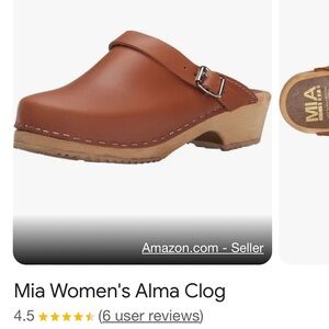 Mia Alma clog size 39. Gently worn about 5 times